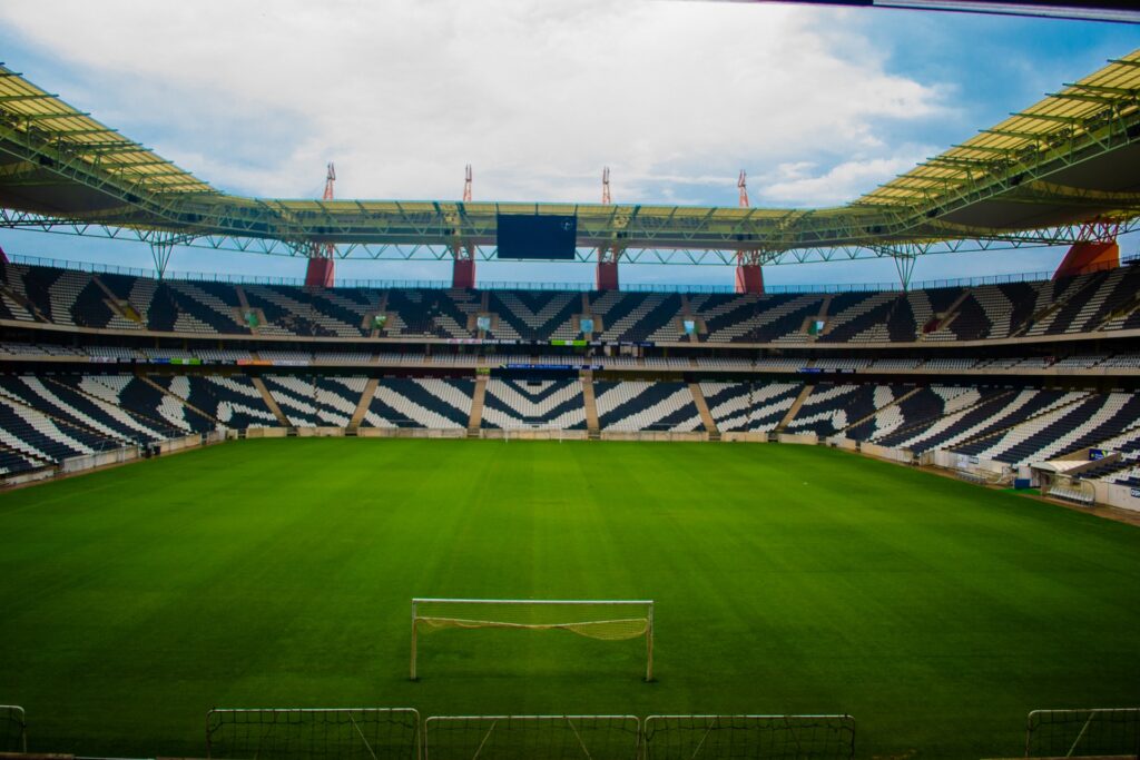 Mbombela Stadium in Mpumalanga, South Africa.